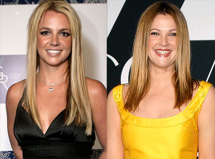 Britney Spears, Drew Barrymore Britney Spears, Drew Barrymore